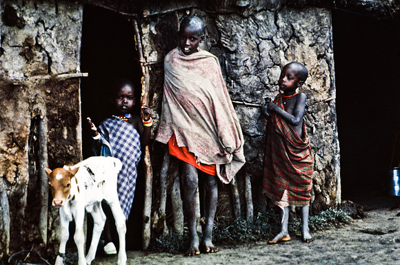 55422_SL_COLOR_TRIBE_CAMP_MASAI_KENYA_AFRICA_1989_8